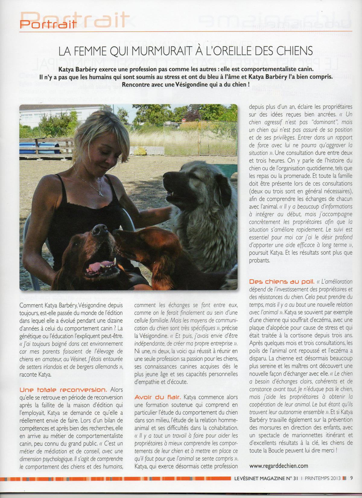Katya Barbéry Comportementaliste Le Vésinet