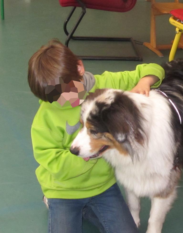Médiation chien-enfant, complicité